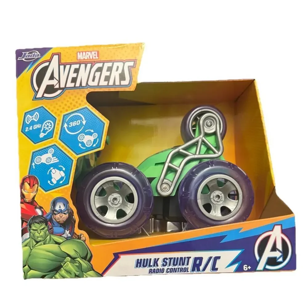 Jada Marvel Avengers Hulk Stunt RC Car 2.4GHz Remote Control Toy New Open Box